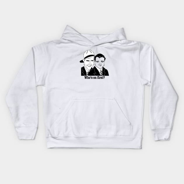 CLASSIC COMEDY HOLLYWOOD DUO Kids Hoodie by cartoonistguy